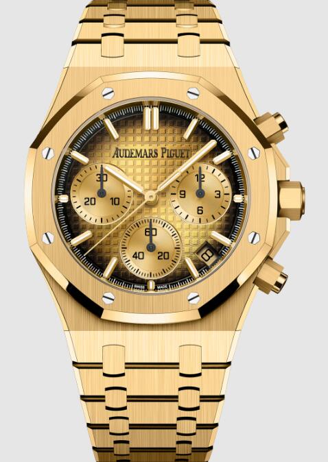 26240BA.OO.1320BA.02 Fake Audemars Piguet Royal Oak Chronograph 41 Yellow Gold watch